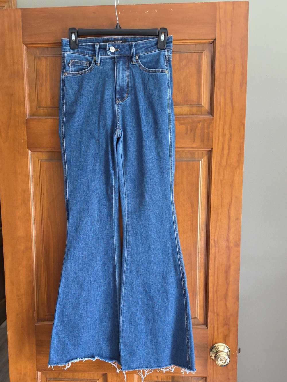 Judy Blue Medium Blue High-Rise Flared Jeans